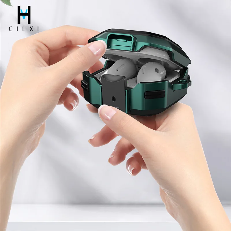 

For Samsung Galaxy Buds Live Case New Style with Keychain Case, Strong Drop Protection Case for Samsung Galaxy Buds Pro Case