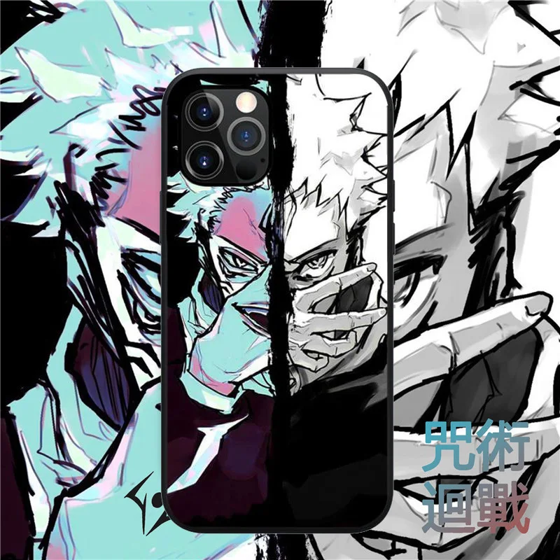 

Jujutsu kaisen Japan Anime Phone Case for iPhone 11 12 13 mini pro XS MAX 8 7 6 6S Plus X SE 2020 XR