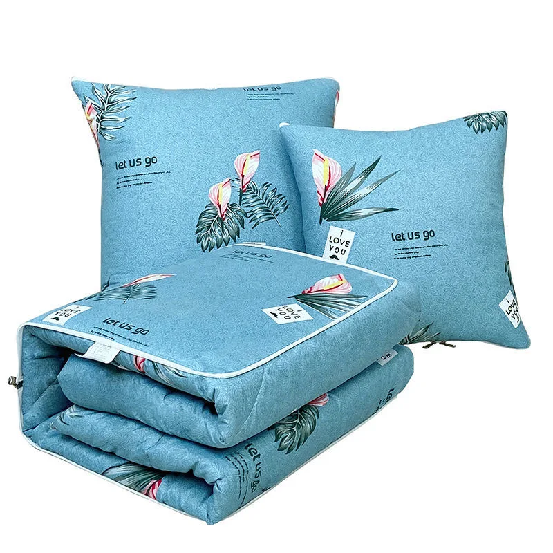 

Multifunctional Pillow Quilt 2 In 1 Cushion Blanket For Living Room Car Office Foldable Travel Pillow Quilt With Zipper
