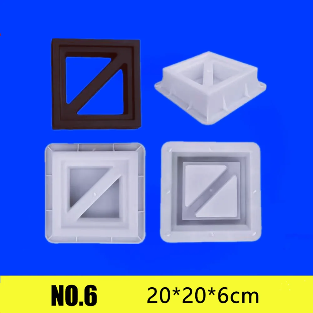 

Пластиковая форма для кирпича 20*20*6 см