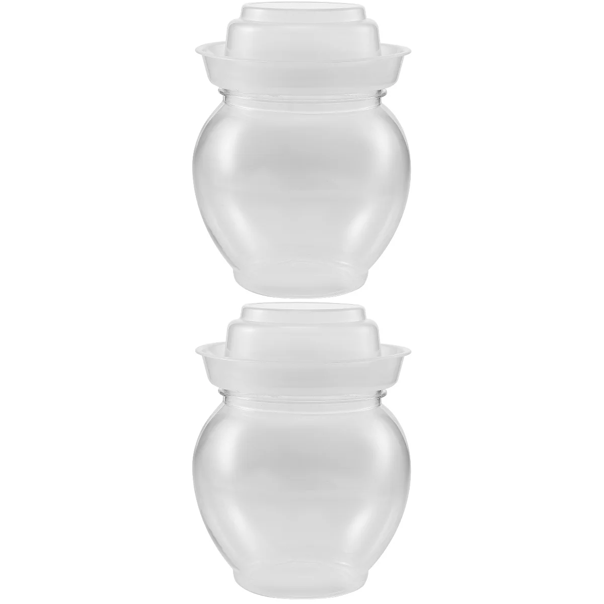 

2pcs Household Pickle Jar Sealing Pickle Container Multi-function Pickle Jar Airtight Fermenting Jar