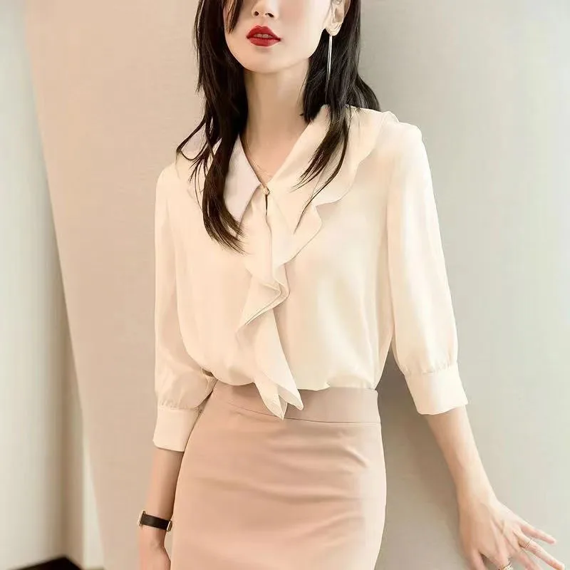

XXL Size Blouse Women Tops Women 2022 Shirts For Women Elegantes Femeninas Spring Summer Top