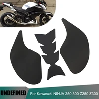 motorcycle tank traction pad side stickers fuel knee grip protector anti slip decal for kawasaki ninja 250 300 z250 z300 sticker