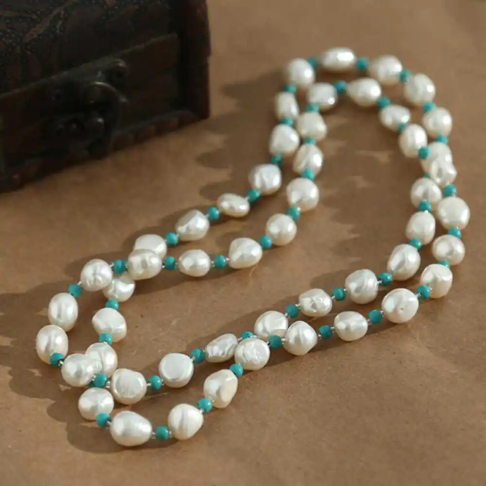 Непальское ожерелье в богемном стиле красное бриллиантовое до ключиц природный