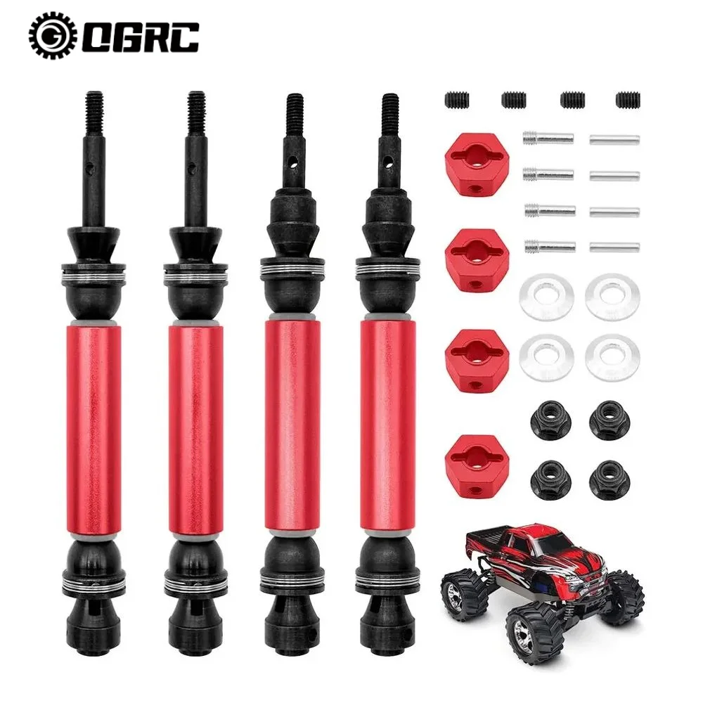 

Передние и задние приводные валы OGRC, тяжелые мосты CVD для Traxxas 1/10, нержавеющий 4X4 VXL/Slash 4x4 Platinum/Ultimate/VXL 4WD, Радиоуправляемый автомобиль