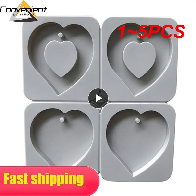 

Силиконовая форма в форме сердца, модель H501, 1-5 шт.