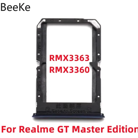 Лотки для SIM-карт для Realme GT Master Edition OPPO RMX3363 RMX3360, адаптер для слота для SD-карты, держатель микропорта, гибкие запасные части