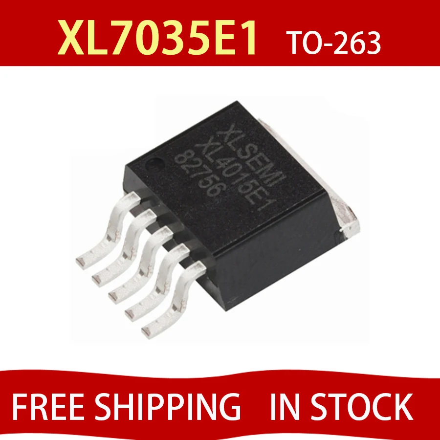 

50PCS XL7035E1 XL7035 TO-263 SMD 1A 80V Boost DC Power Converter NEW free shipping
