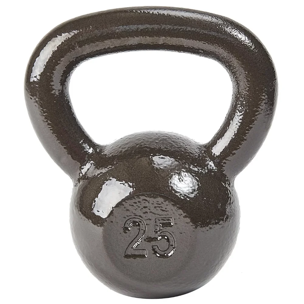 

HULKFIT Cast Iron Enamel Coated Strength Training Kettlebell Weights 25lbs competition kettlebell US(Origin)
