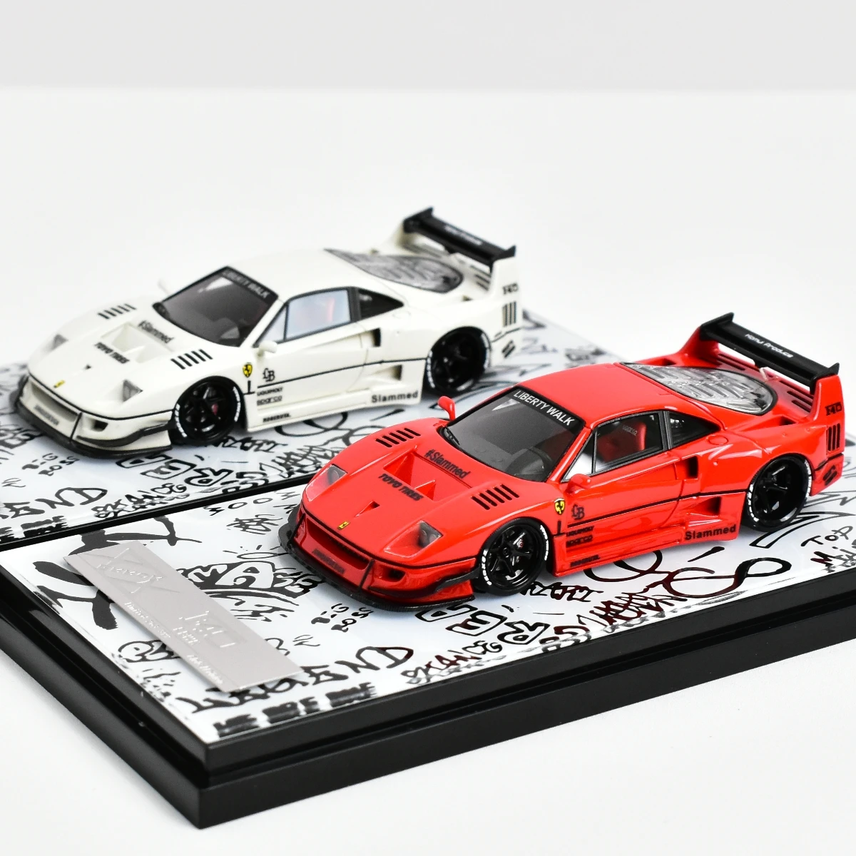 

404 Error 1:64 F40 Wide Body Modified Vehicle Limited Edition Resin Car Model