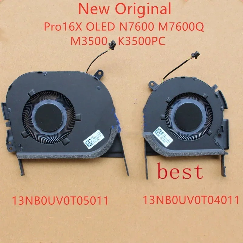 Новый оригинальный охлаждающий вентилятор для ноутбука ASUS Lingyao Pro16X OLED N7600 M7600Q M3500