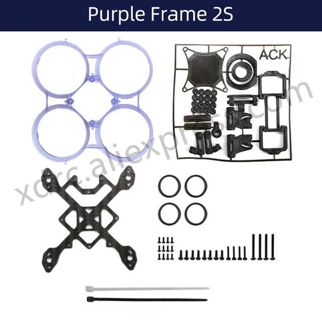 ACK75 Attacking Chicken FPV Drone Purple 2S frame kit