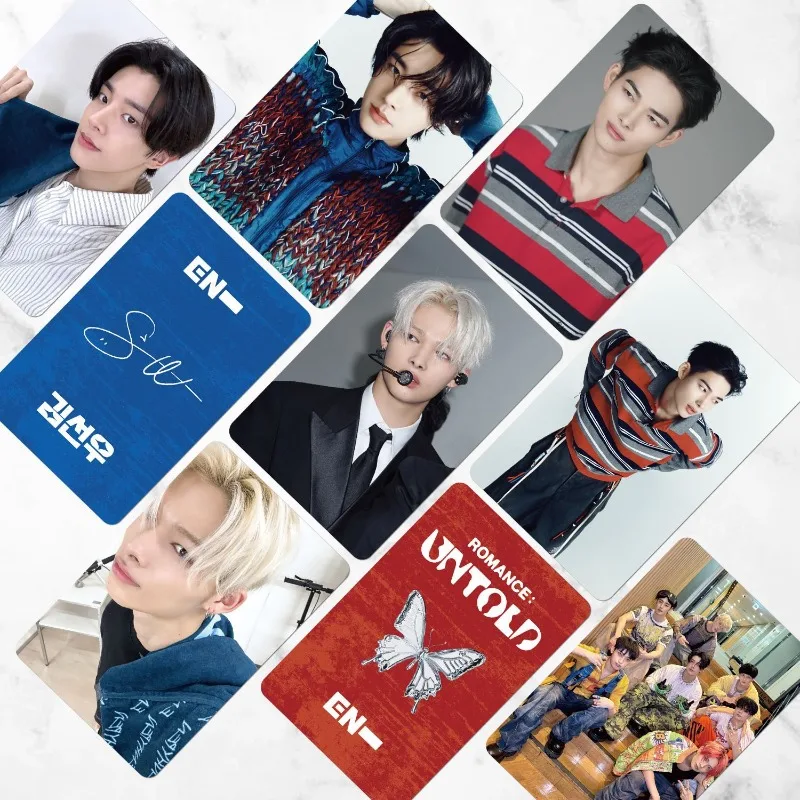 Фото 55 шт. ENHYPENS Kpop-мерч: высококачественные лазерные мини-карточки с изображением Чонвона, Джея, Джейка, Сонхуна, Суно. Коллекционные карточки для фанатов, подарок. №4