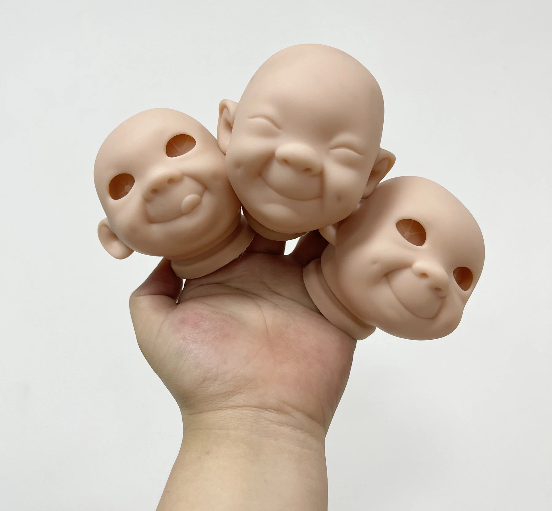 10-12นิ้ว Mini Reborn ตุ๊กตาชุดตุ๊กตา3ชิ้น Mini Triplet ที่ยังไม่เสร็จตุ๊กตาอะไหล่และตา