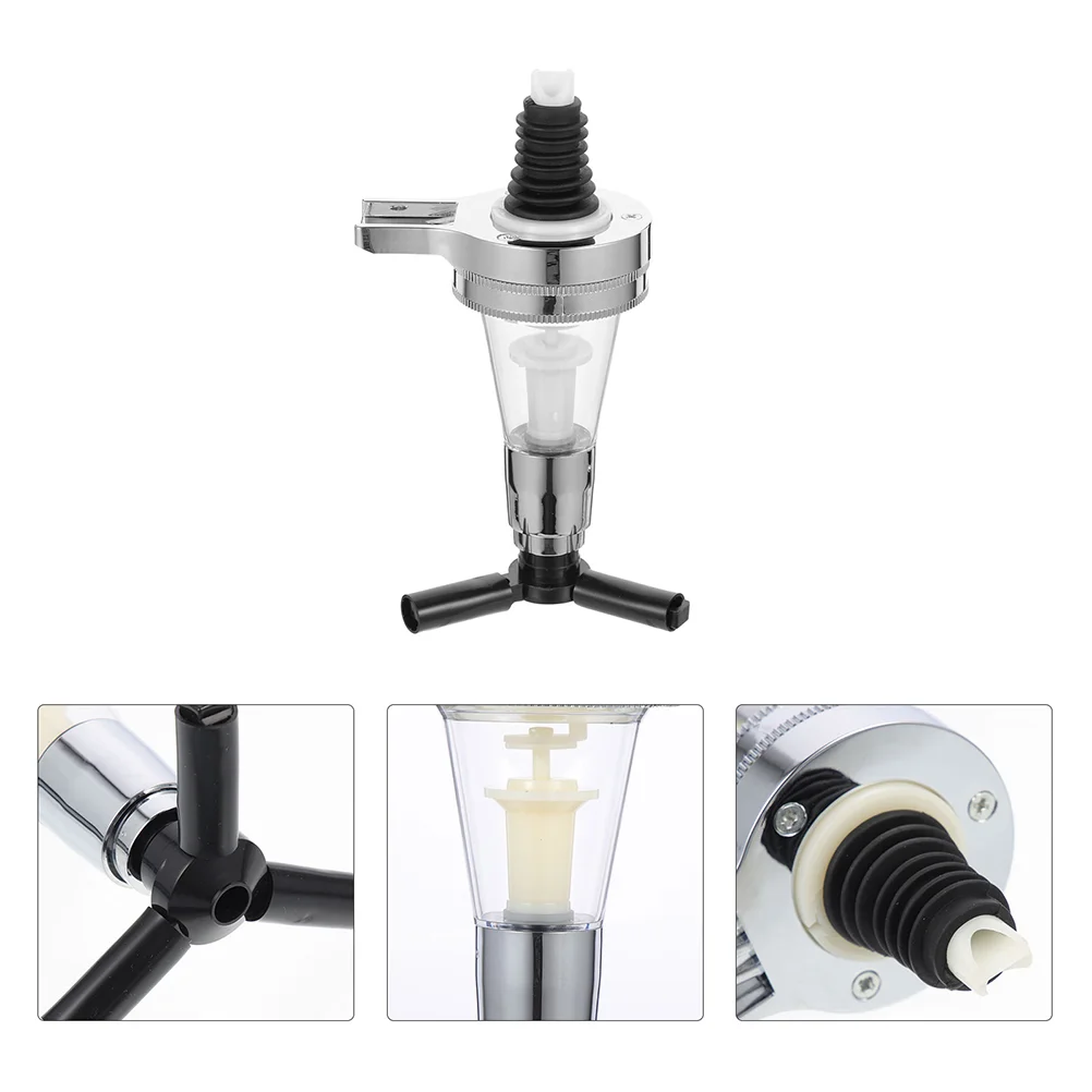 Quantitative Dispenser Drinking Supply Pourer Chrome Ration Water Party Supple Plastic Bottle Holder