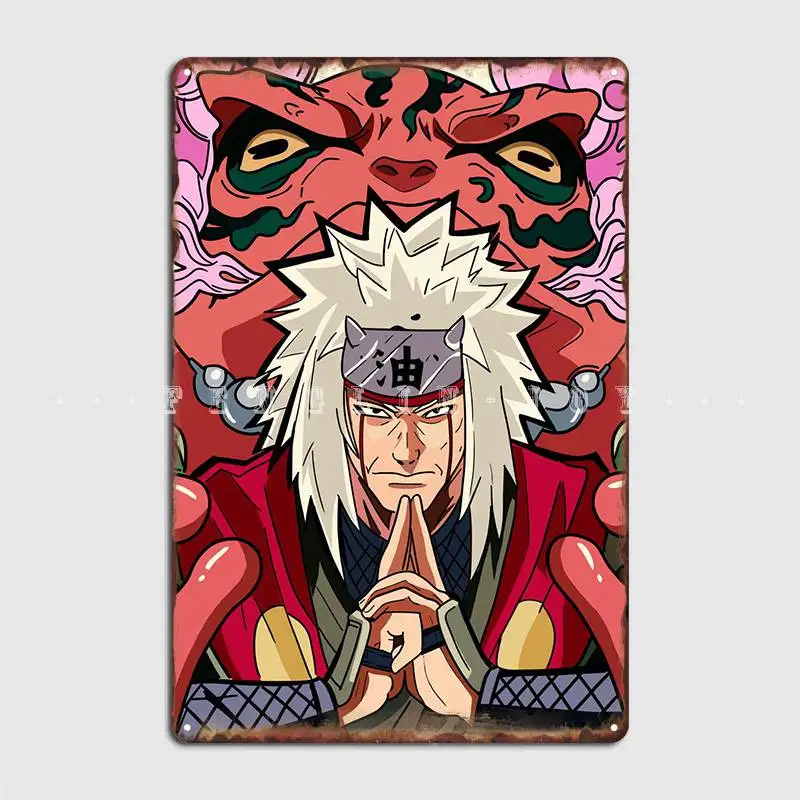 

Jiraiya Metal Plaque Poster Personalized Wall Club Wall Plaque Tin Sign Posters