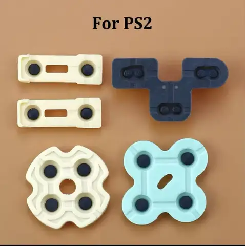 10 компл. для PS4 JDM-001/010 JDS-030/040/050/055 силиконовая проводящая резиновая кнопка D Pad для PS5 PS4 Pro PS3 PS2 PSP1000 контроллер