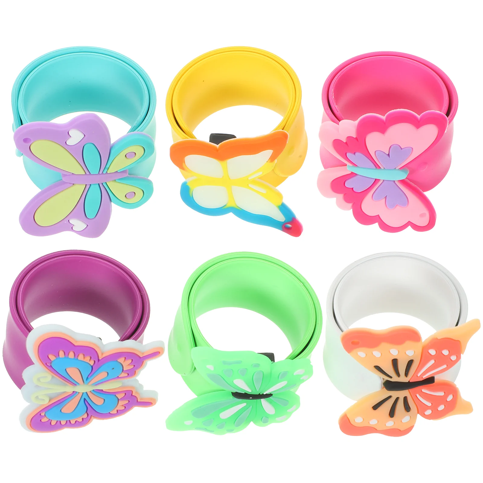 

Butterfly Slap Bracelet Bracelets For Party Cartoon Favors Bands Bulk Gifts Novel The