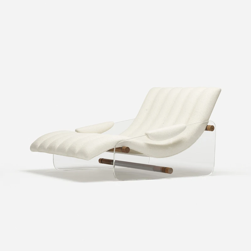 

Italian Minimalist Acrylic Transparent Sofa Chair High-end Leisure Chair Single Sofa Bedroom Living Room Study Lounge Chair