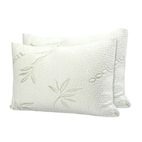 top sales bamboo fabric shredded memory foam pillow