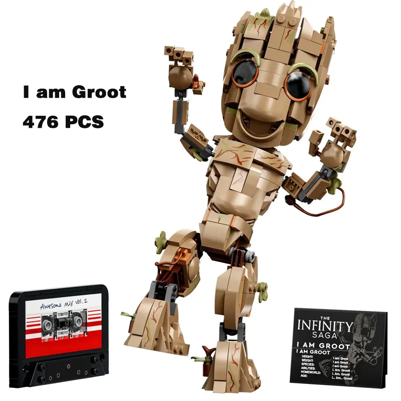 

Новые Строительные блоки в наличии of the Space 76217 MOC I Am, Детские кубики, игрушки для детей, подарки на день рождения и Рождество