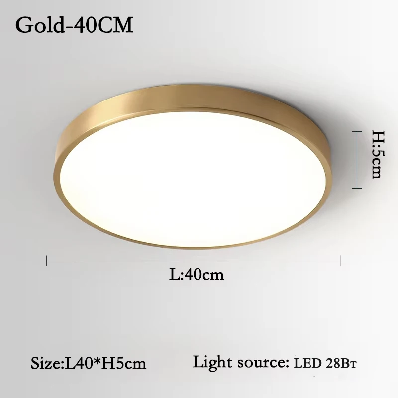 

Потолочный светильник QIAONAISEN золотой+черный