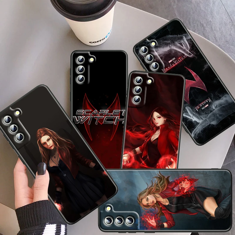 Мягкий черный чехол для телефона с принтом комиксов Marvel Samsung Galaxy S22 S21 S20 FE S10 5G S10E S9