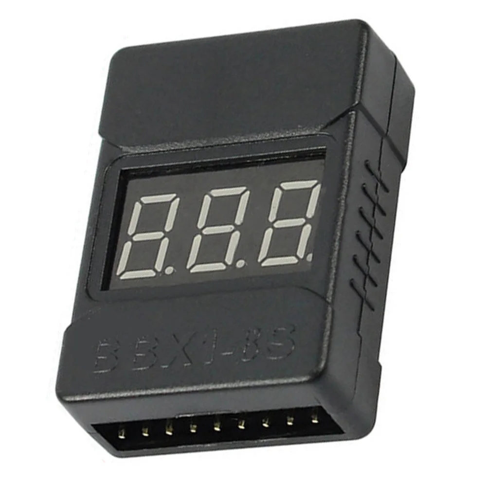 Для 1-8S Lipo Battery Tester Сигнализация Диапазон значения ВЫКЛ ~ 2 7 3 8 В Режим сигнализации