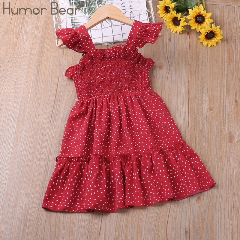 

Humor Bear 2023 New Girls Dress Summer Sleeveless Children Clothing Princess Kids Dresses For Girls Causal Wear Dress 2-6 Years
