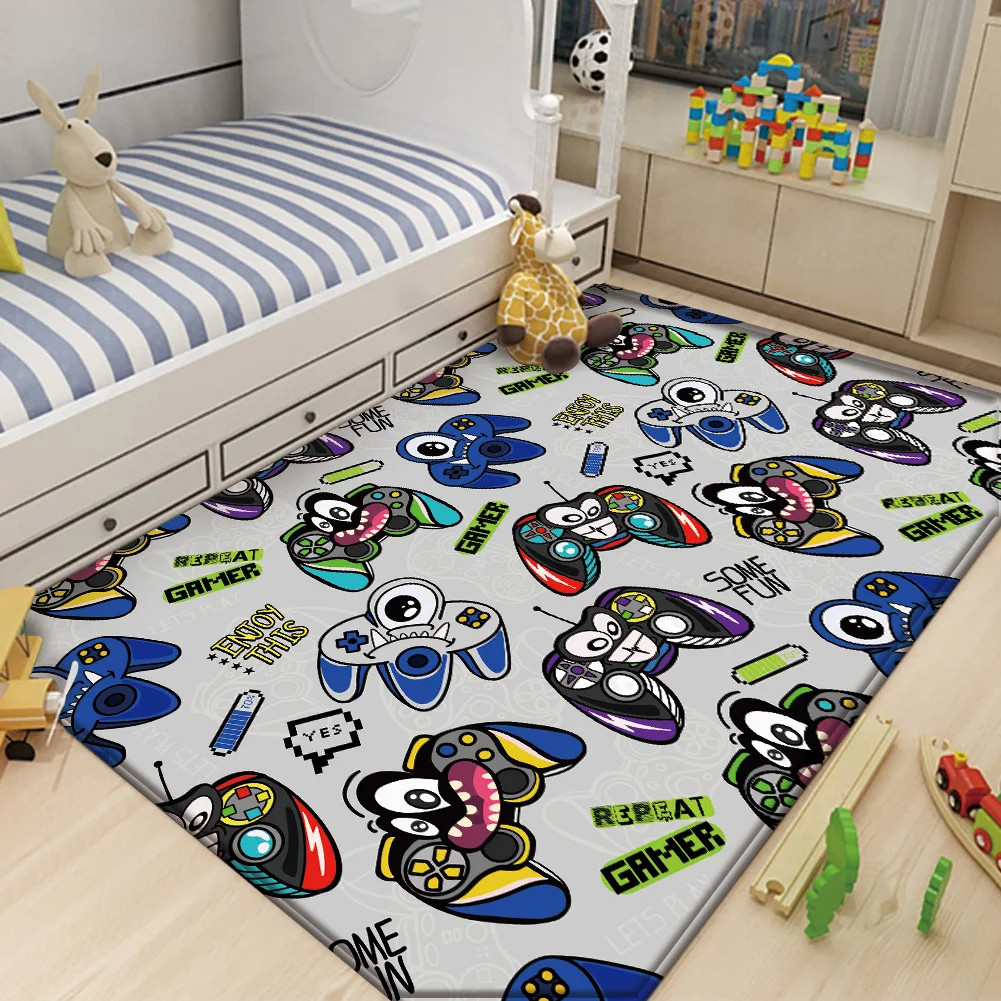 

Game Controller Carpet Decoration Home Bedroom Kitchen Living Room Bathroom Aisle Floor Mat Boy Bedroom Rug
