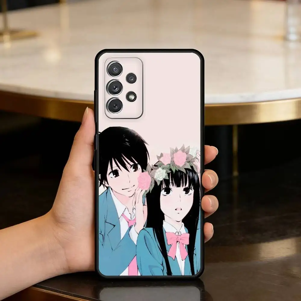 Фото Чехол для телефона K-Kimi ni Todoke S-Sawako для Samsung Galaxy A73, A72, A71, A70, A53, A52, A51, мягкий силиконовый черный чехол №5