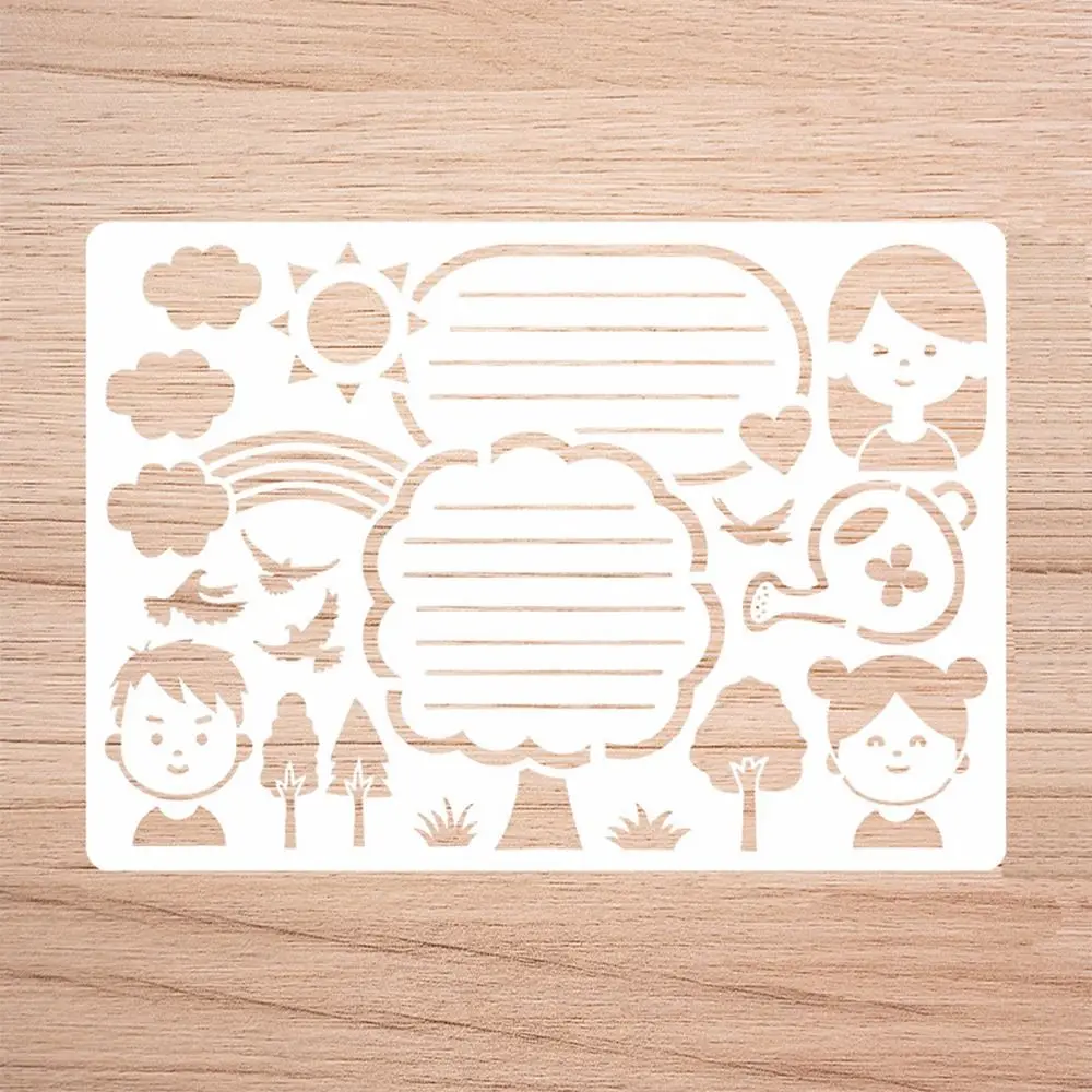 

Photo Album Copy Stencils Diy Drawing Templates Blackboard Newspaper Stencils Drawing Stencils Painting Tools