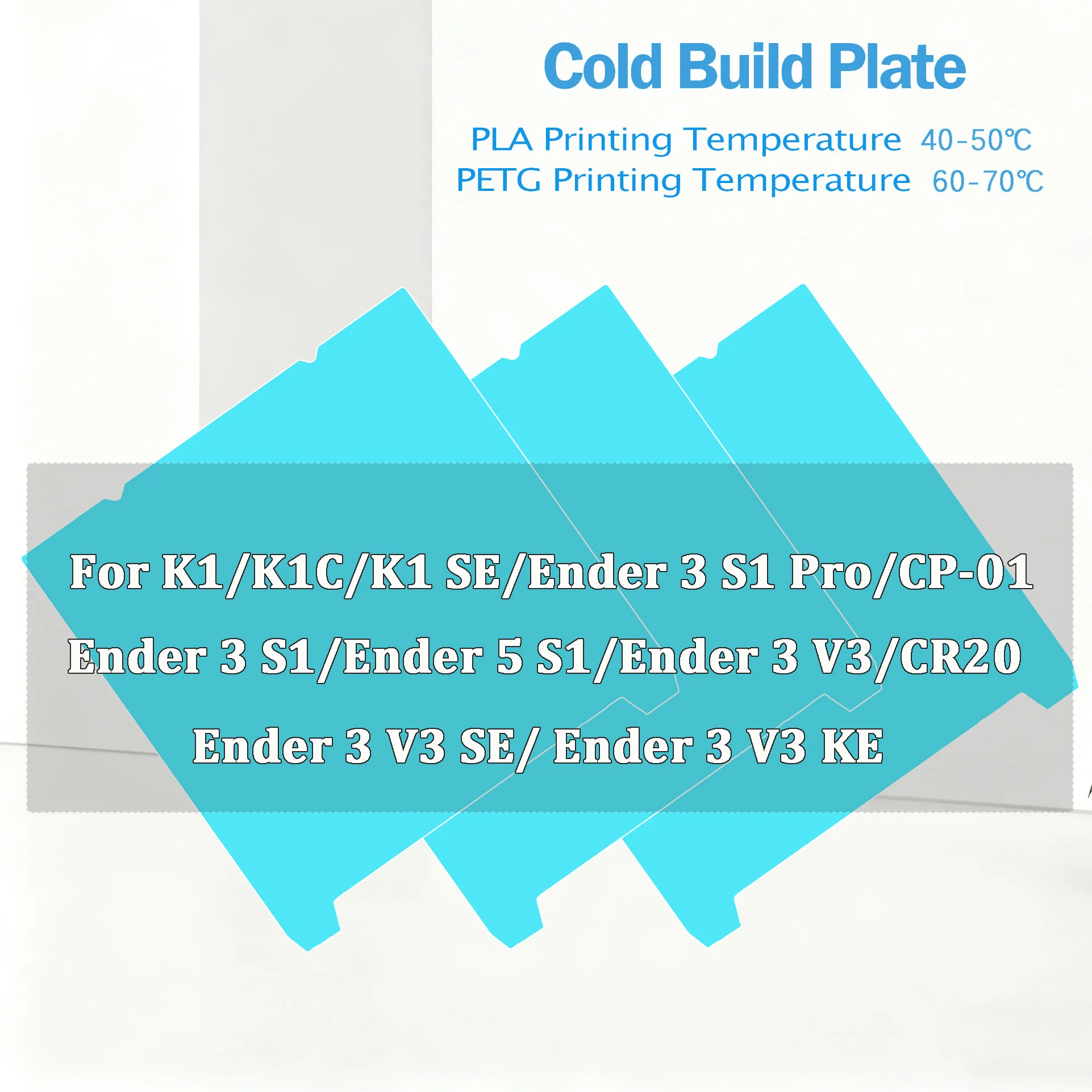 Фото Улучшенная охлаждающая пластина Glacier Cold Plate 235x235 мм из стали для Creality K1 K1C, Ender 3 V3 SE/Ender 3 V3 KE/Ender 3 S1 №2