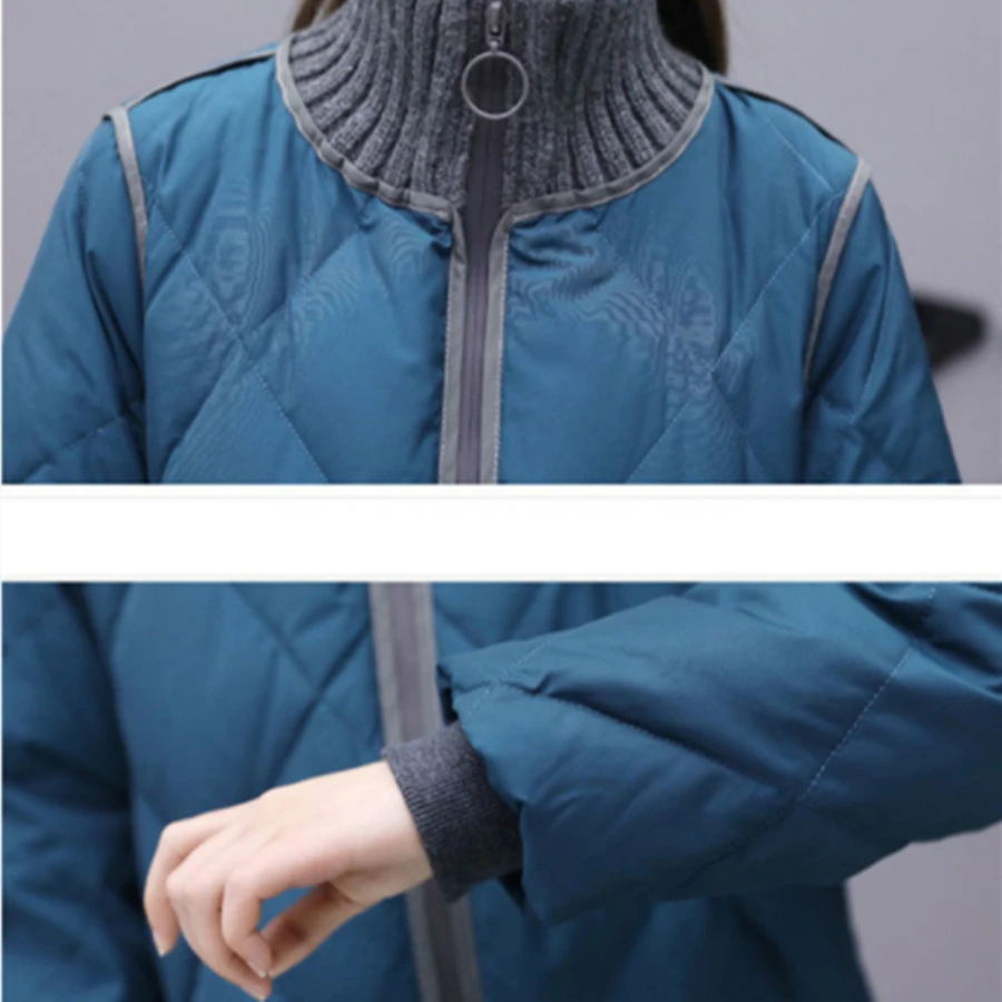 Winter Cotton Padded Oversized 4XL Long Coat Women Thick Warm Overcoat Casual Snow Wear Parkas Korean Outwear Top Sobretudos