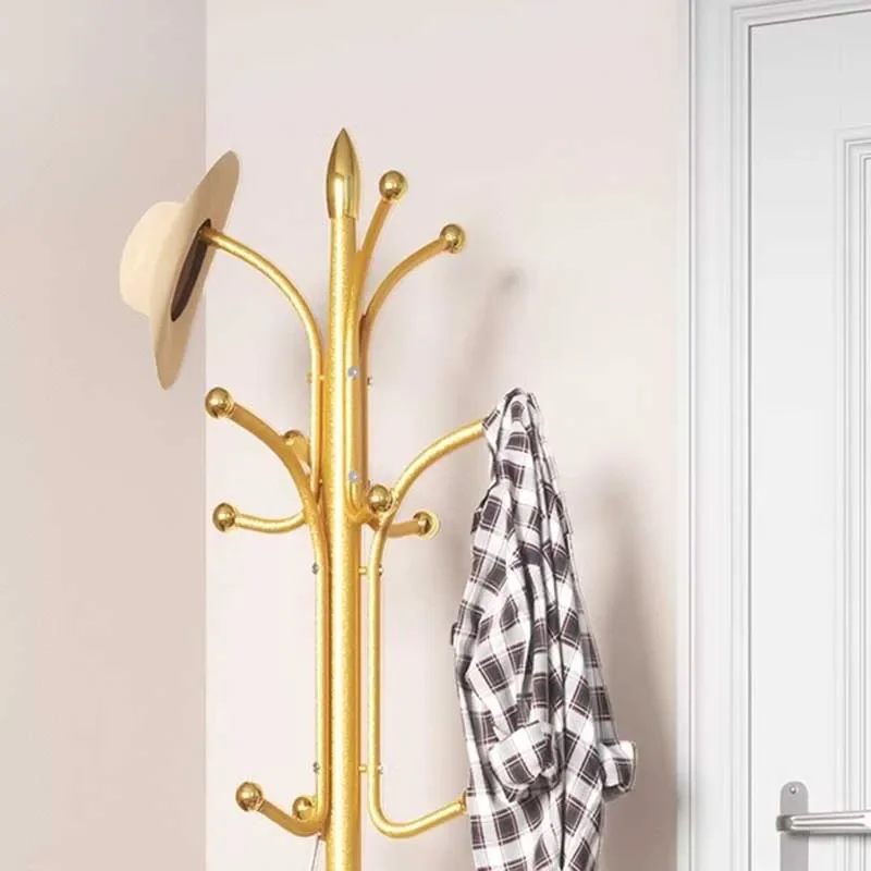 Металлический напольный стеллаж для пальто недорогие портативные современные