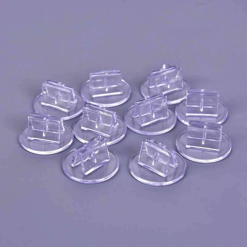 

20pcs Plastic Cards holder Stand Unique Transparent Fixed Props for 1mm Paper Board Games
