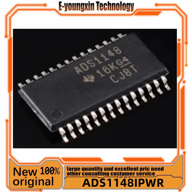 

ADS1148IPWR TSSOP28, 1 шт.