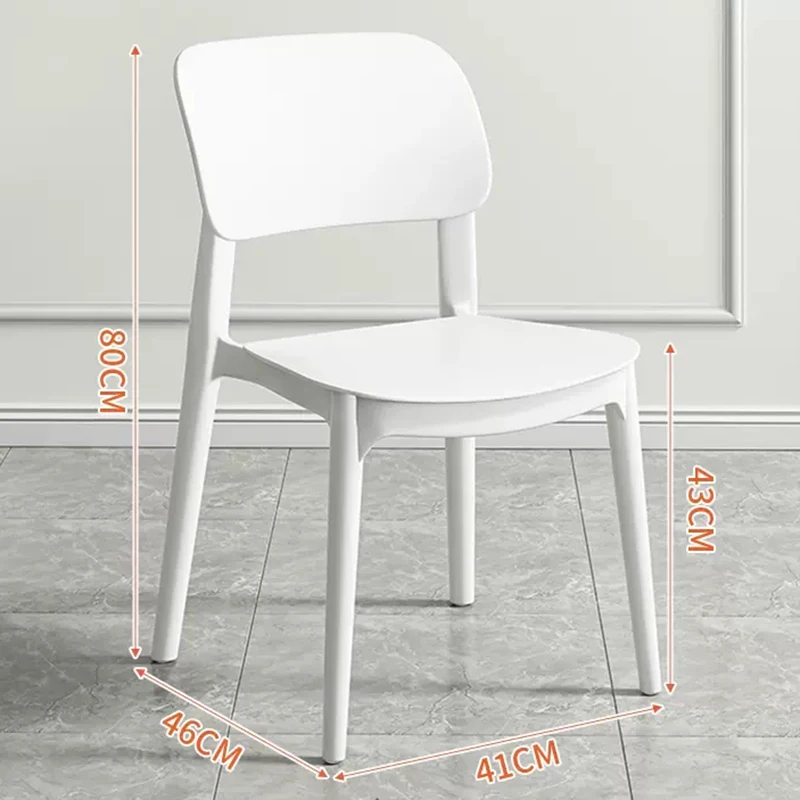 

Designer Polypropylene Dining Chairs European Salon Plastic Gaming Chairs Dining Room Sedie Pranzo Moderne Household Items