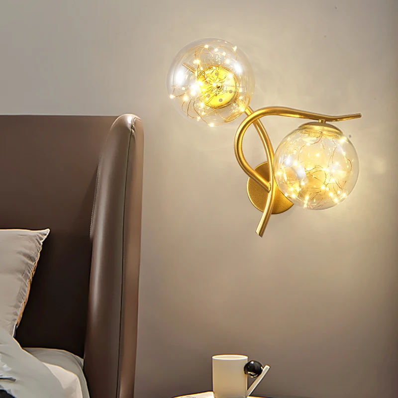 

LED Full Sky Star Wall LampLampu Dinding Waterproof Outdoor/Indoor Wall Lamp Lighting Corridor Porch Lamp Home Decor