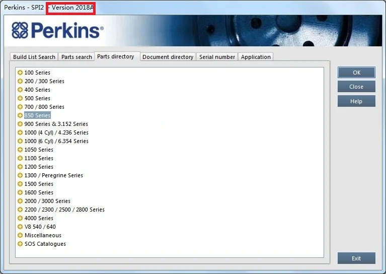 Каталоги запасных частей и руководства по обслуживанию для Perkins SPI 2018A Каталоги запасных частей и руководства по обслуживанию для Perkins SPI 2018A