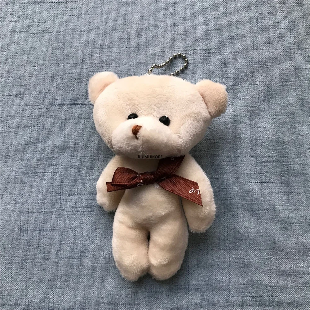 Бесплатная доставка плюшевый медведь 6 цветов-9 см мягкая игрушка-животное