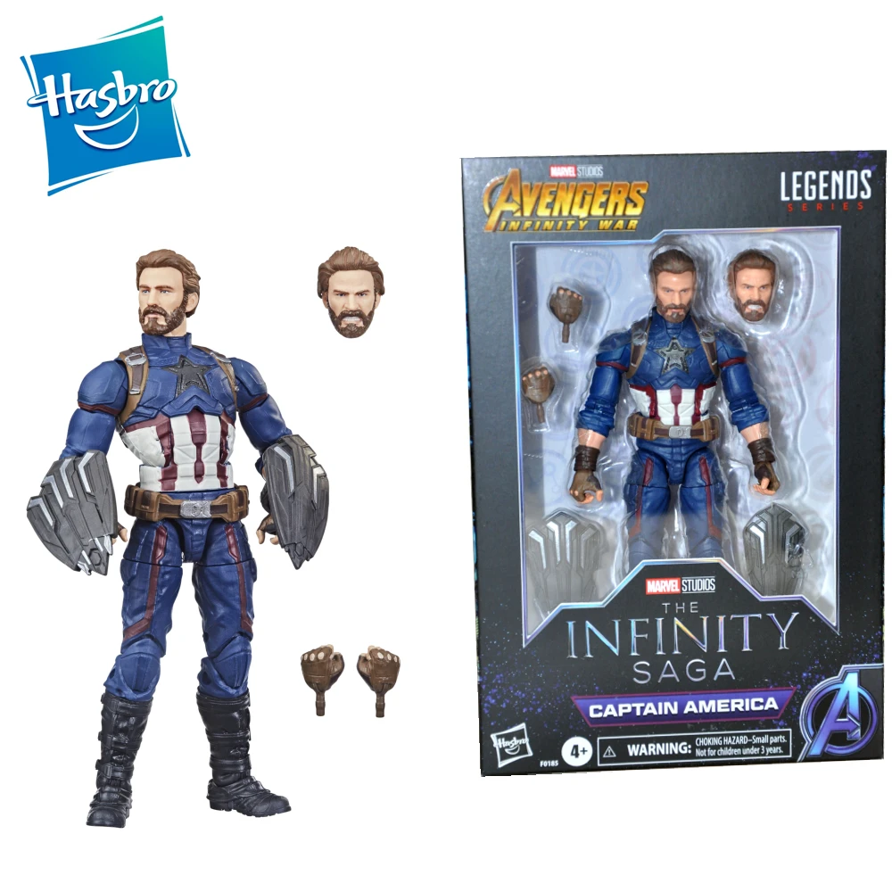 

Originele Hasbro 15CM MARVEL LEGENDS Avengers Steve Rogers Captain America Action Figures Collection Model Toy Anime Figure Toys