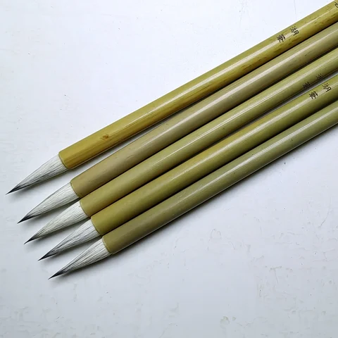 5 шт., кисти для акварели, шерстяные, средние