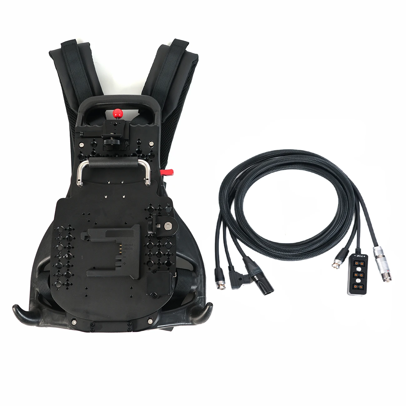 Фото Рюкзак для аккумуляторов V-mount, B-mount, Gold-mount с крепежной пластиной и выходом XLR 3Pin для ARRI ALEXA 35, mini miniLF/RED/SONY/CANON №4