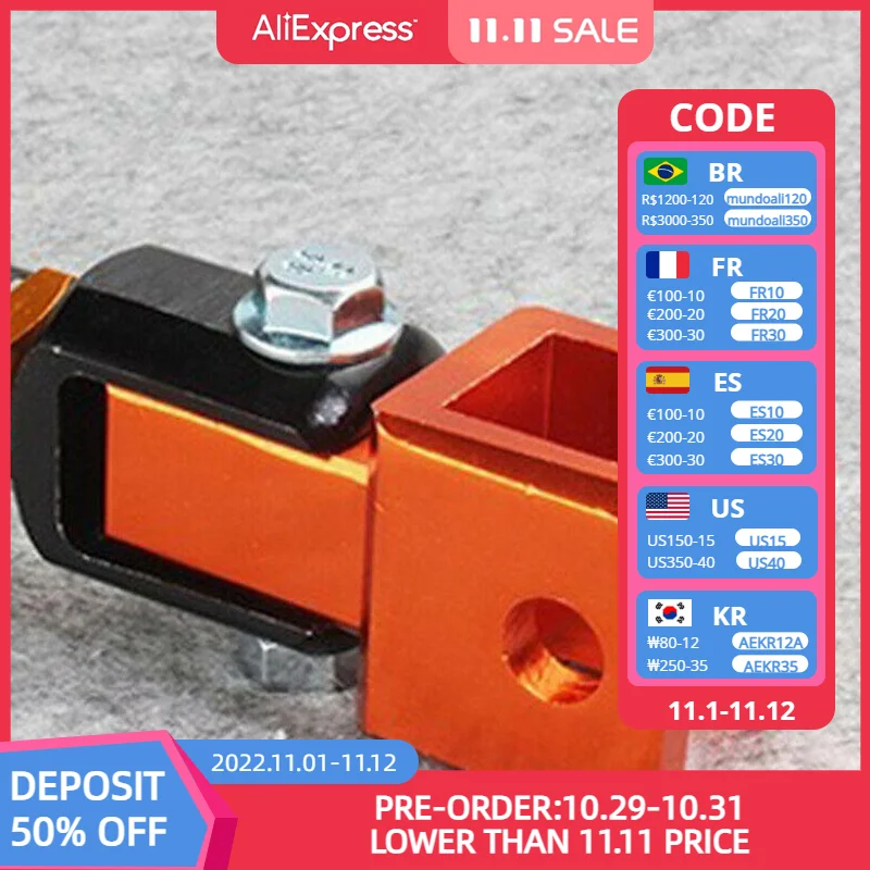 

CNC Motorcycle Rear Shock Absorbers Heightening Extension Up Corrosion Resistant Adapter Suspension Full Hook Jack Motorbik V0Z0