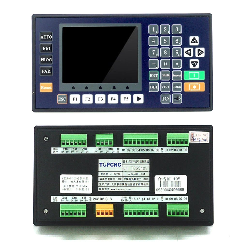 3-осевой/4-осевой USB PLC независимый CNC контроллер движения TC5540V ЖК-дисплей для