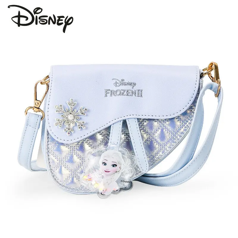Disney Ice and Snow Qiyuan New Crossbody Bag Fashion High Quality Children's Shoulder Bag Cartoon Little Fresh Princess Handbag