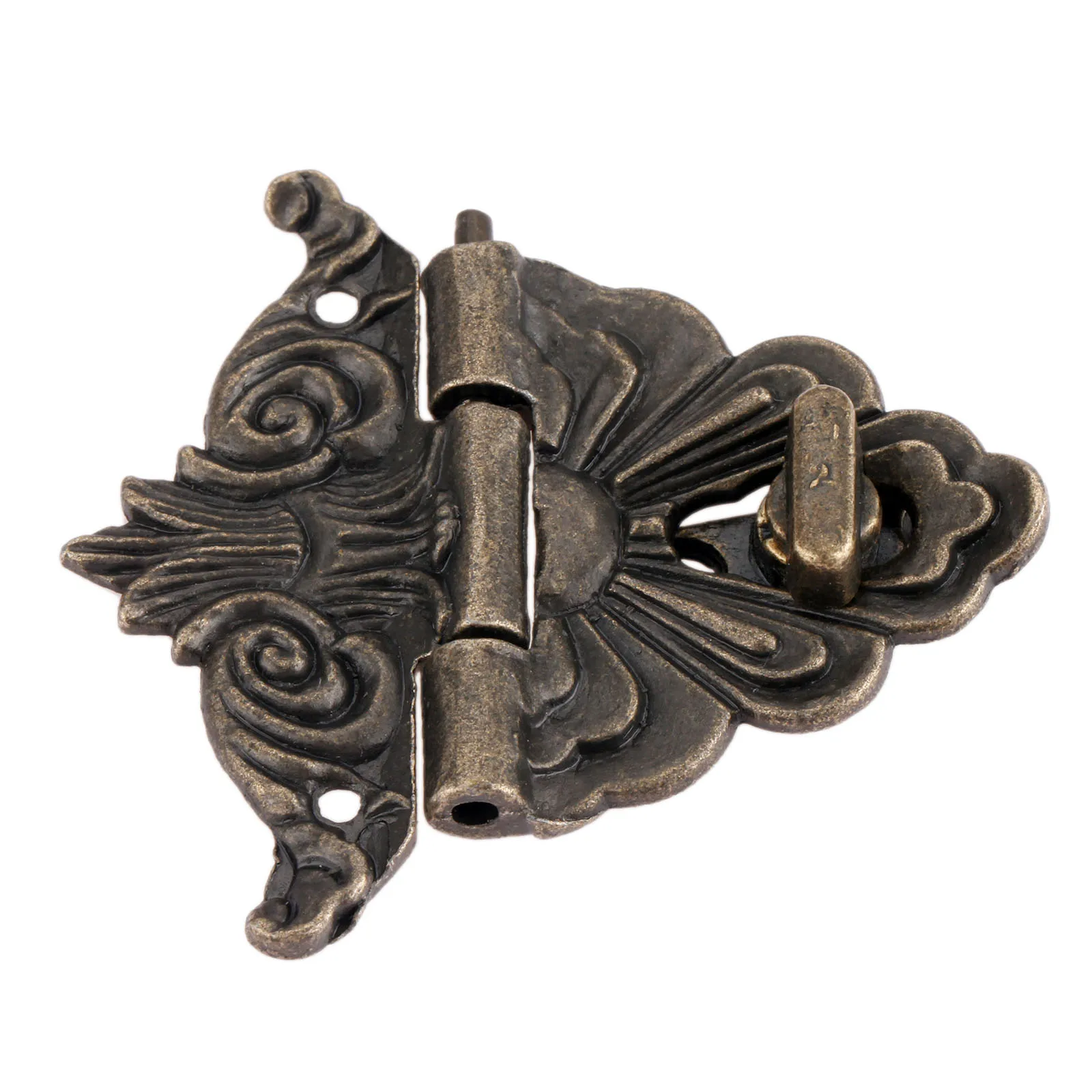 1 шт. Античный чемодан в стиле ретро винтажная декоративная защелка деревянная