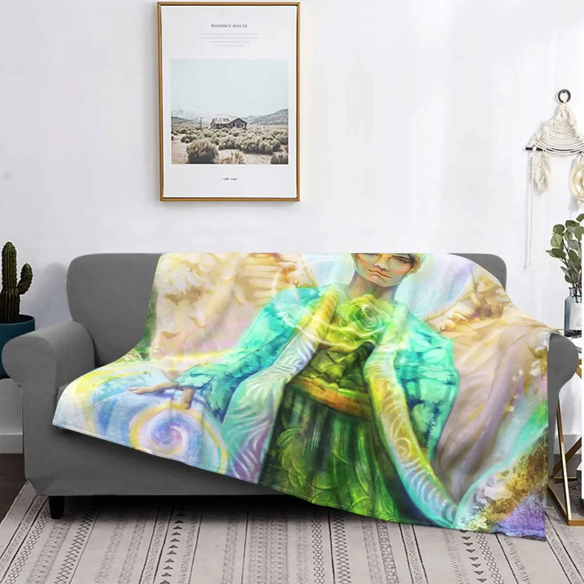 

Manta a cuadros de Рафаэль Glade, para cama colcha, manta de playa, Manta a cuadros para Baby