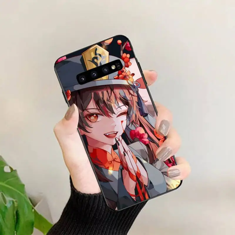 Anime Genshin Impact Phone Case for Samsung S10 21 20 9 8 plus lite S20 UlTRA 7edge